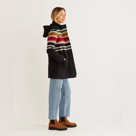 COPY - Pendleton New With Tags  Women's Camp Stripe Wool Parka - Picture 2 of 9